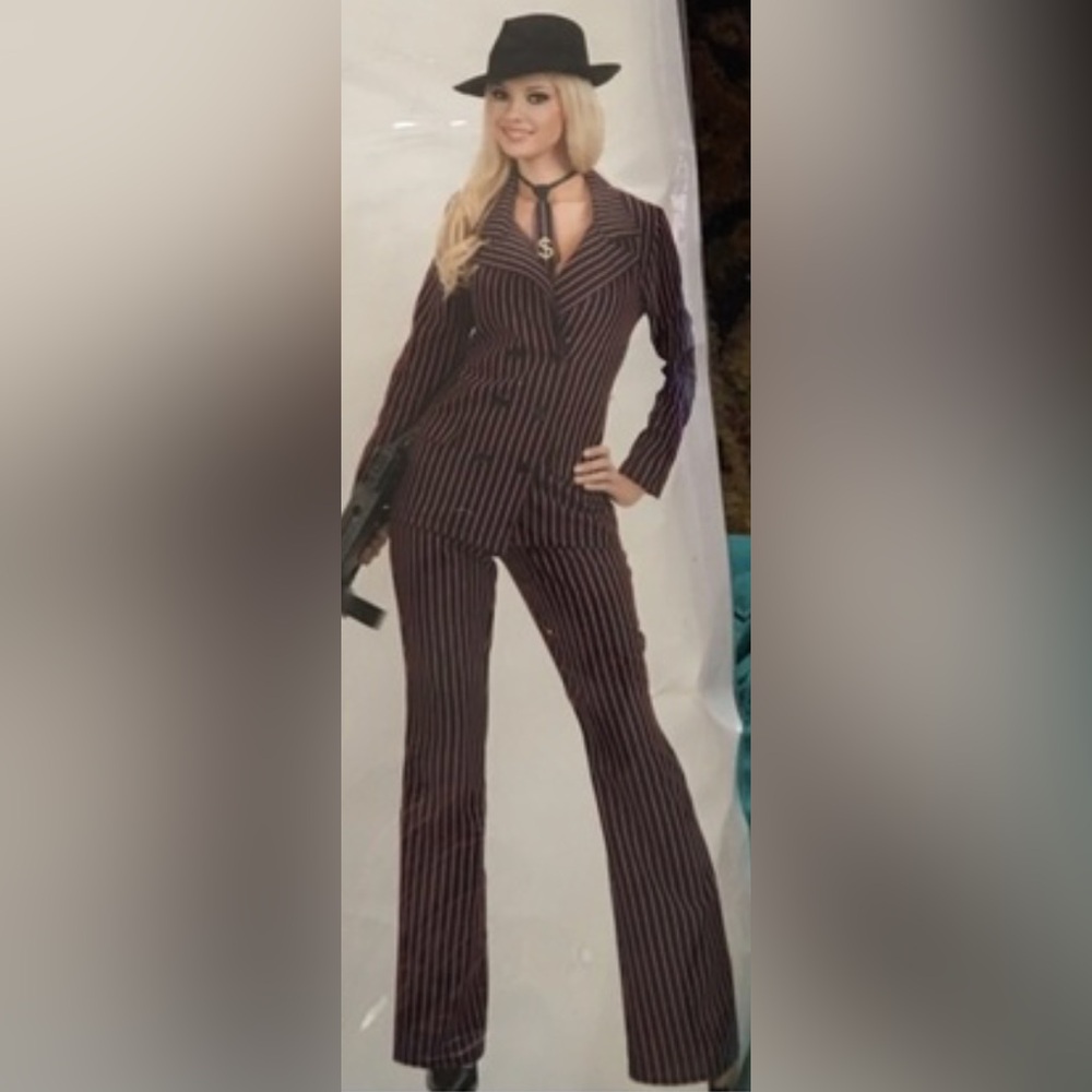 Ganster Moll Costume Charades Adult